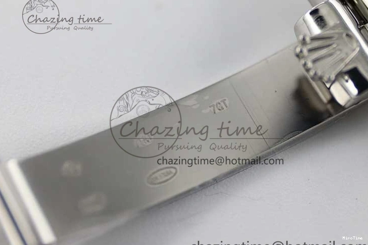 MiroTime 0219 Comfortable Day Date 40mm SS 904L Steel TWF 1:1 Best Edition Ice Blue Arabic Dial on SS Bracelet A 2357